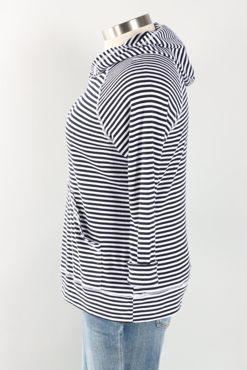 Banded Hoodie - White