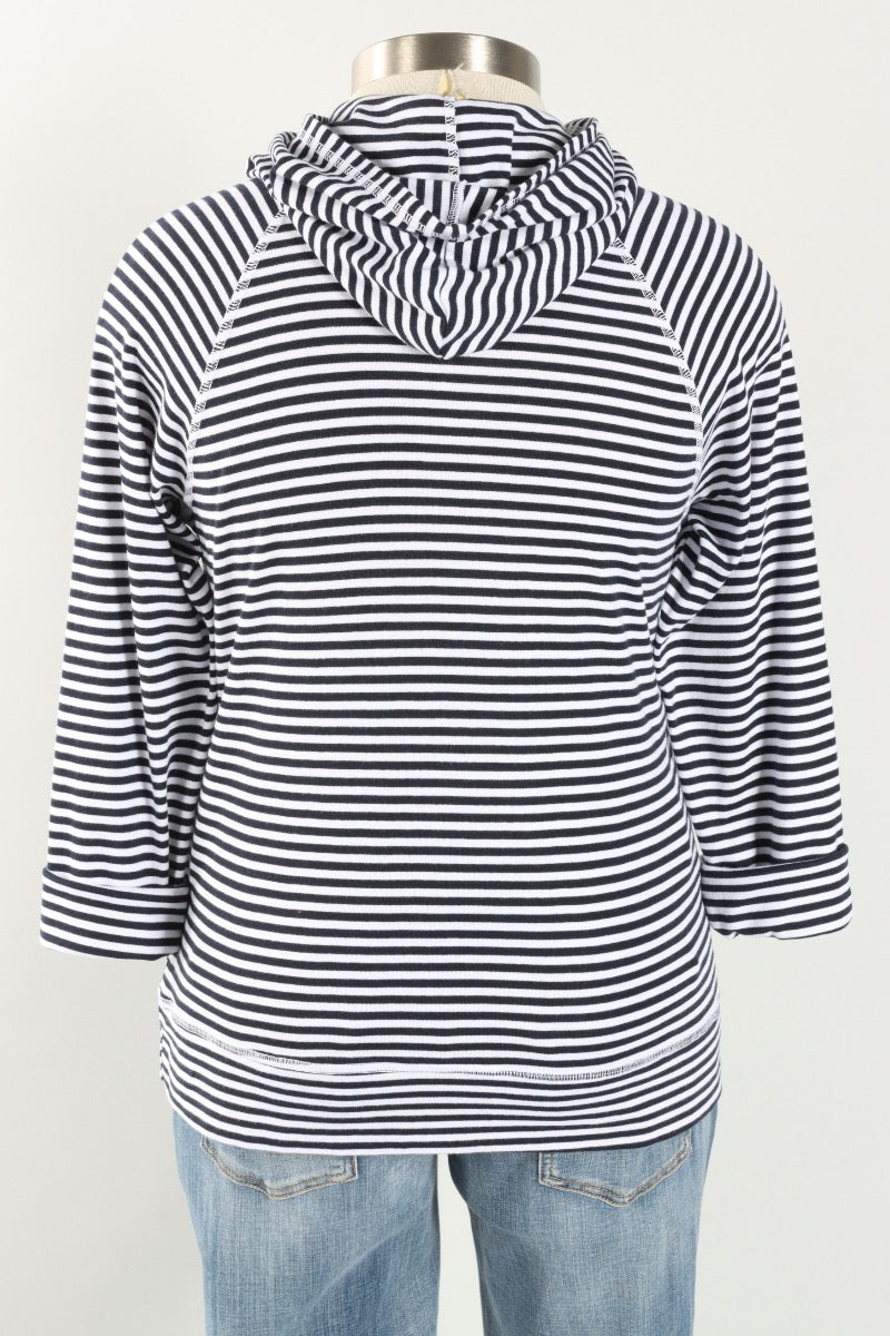 Banded Hoodie - White