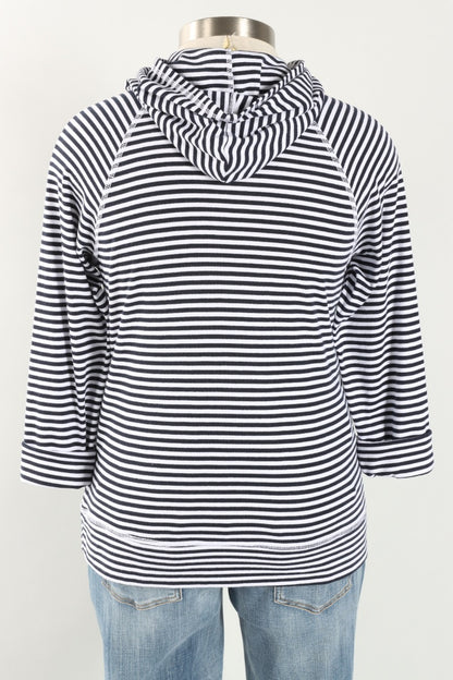 Banded Hoodie - White