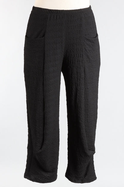 Straight Capri Pant - Black