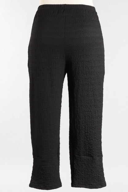 Straight Capri Pant - Black
