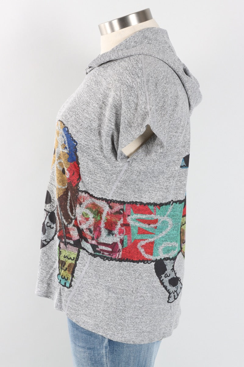 Hooded Cap Sleeve Top - Fi-Fi-Floff