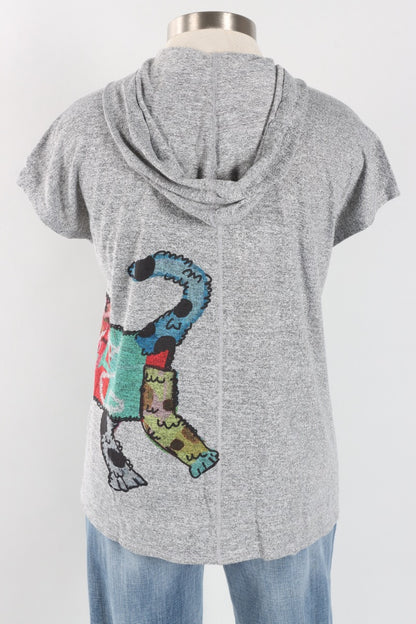 Hooded Cap Sleeve Top - Fi-Fi-Floff