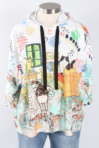 Drawstring Hoodie - Meow-Mates
