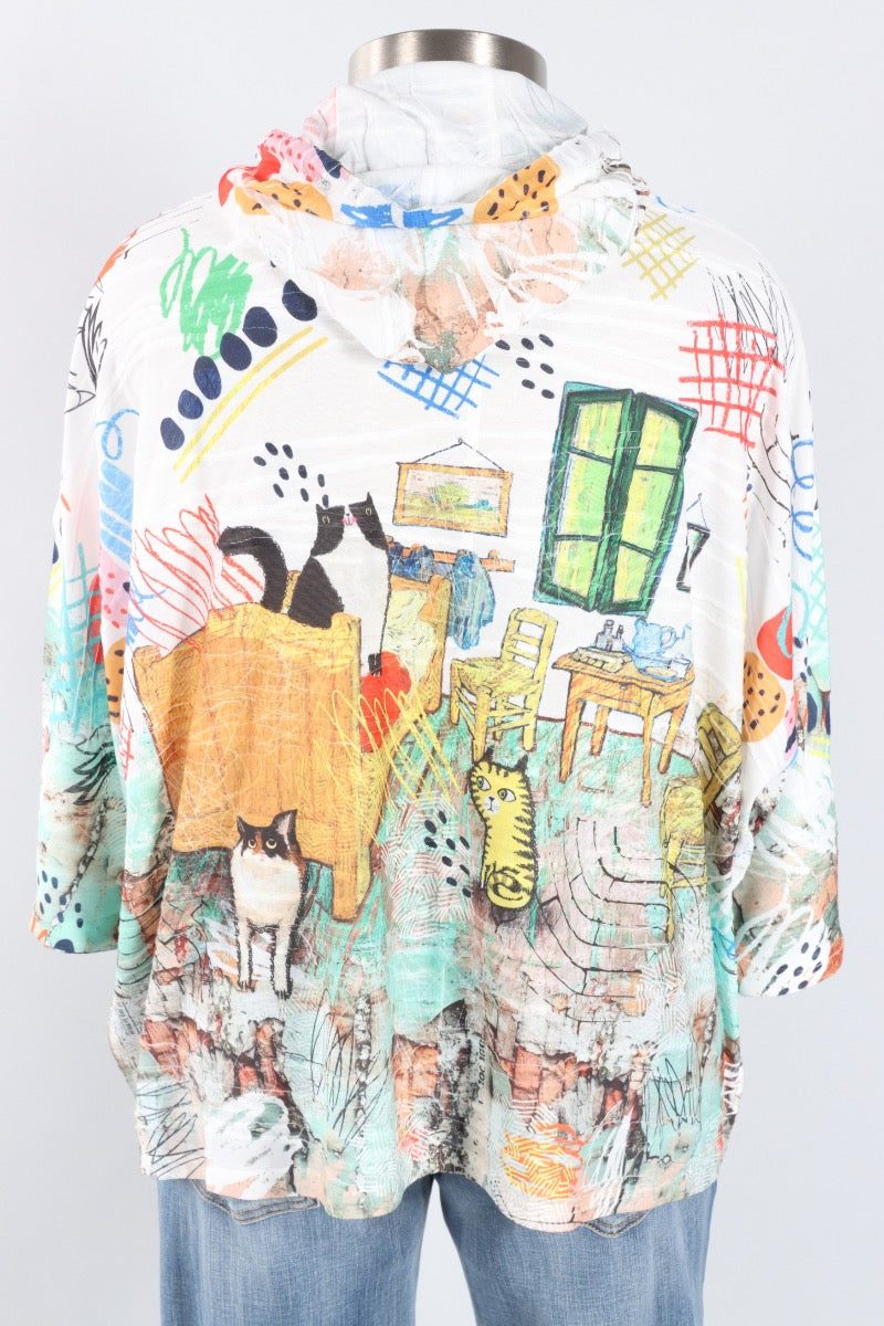 Drawstring Hoodie - Meow-Mates