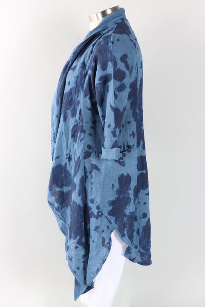 Tie-Dye Throw - Blue