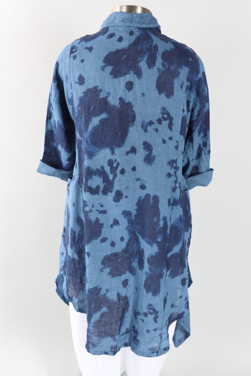 Tie-Dye Throw - Blue