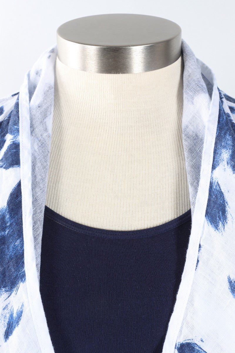 Tie-Dye Throw - White