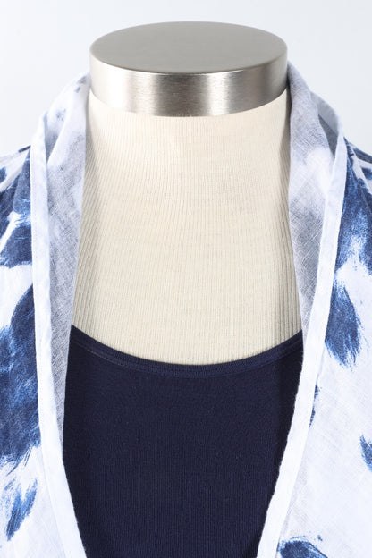 Tie-Dye Throw - White