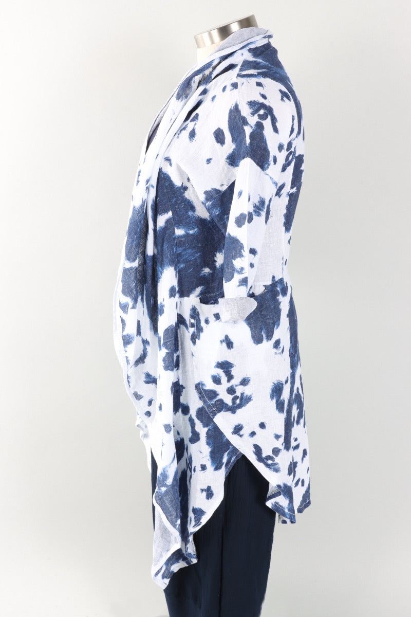 Tie-Dye Throw - White