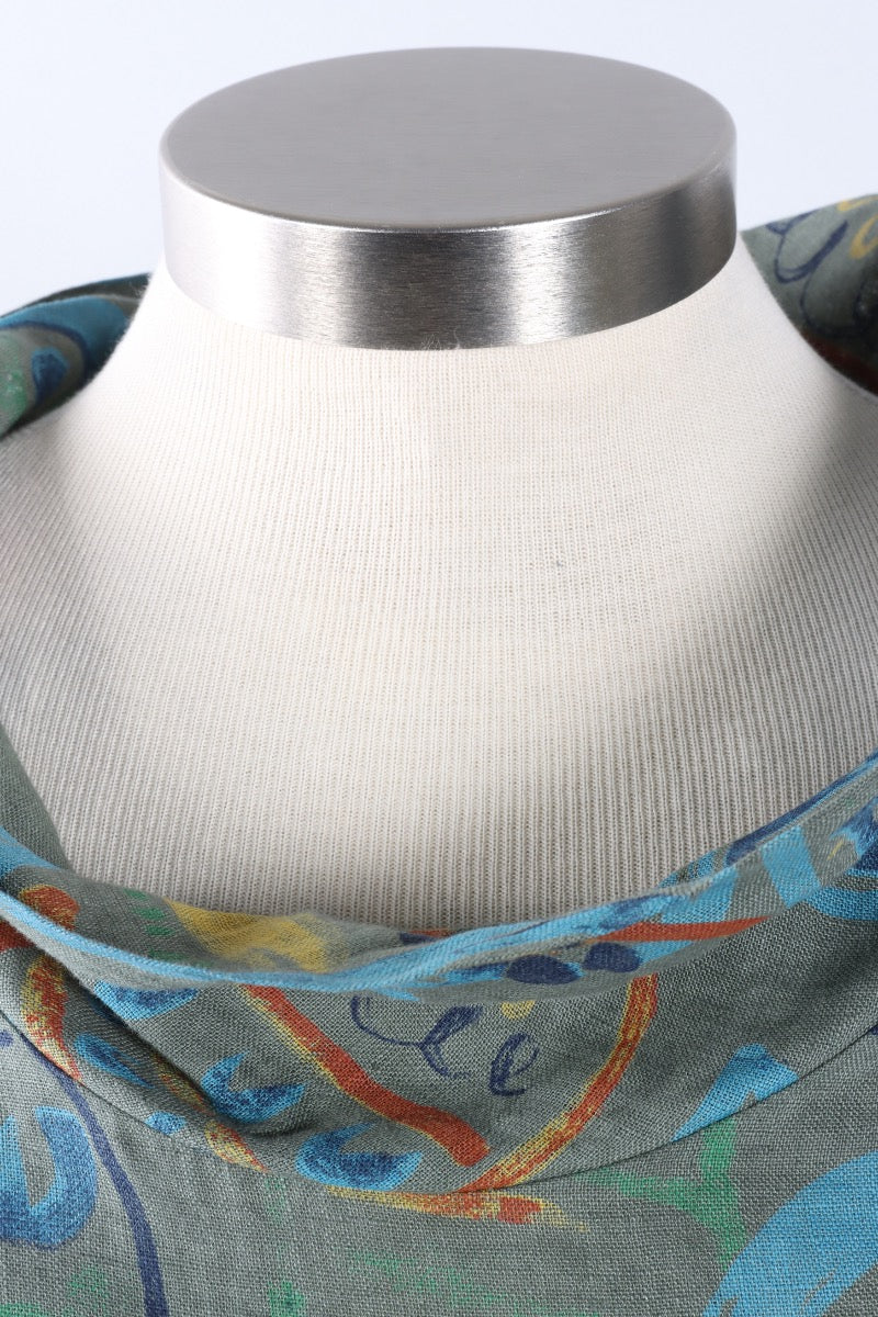 Cowl Dress - Olive