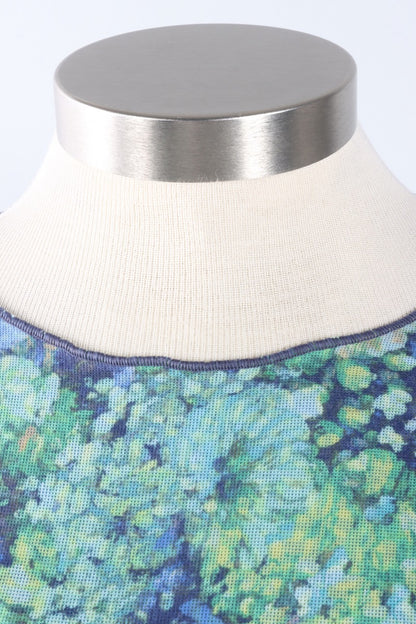 Reversible Crew Neck - Blue & Green