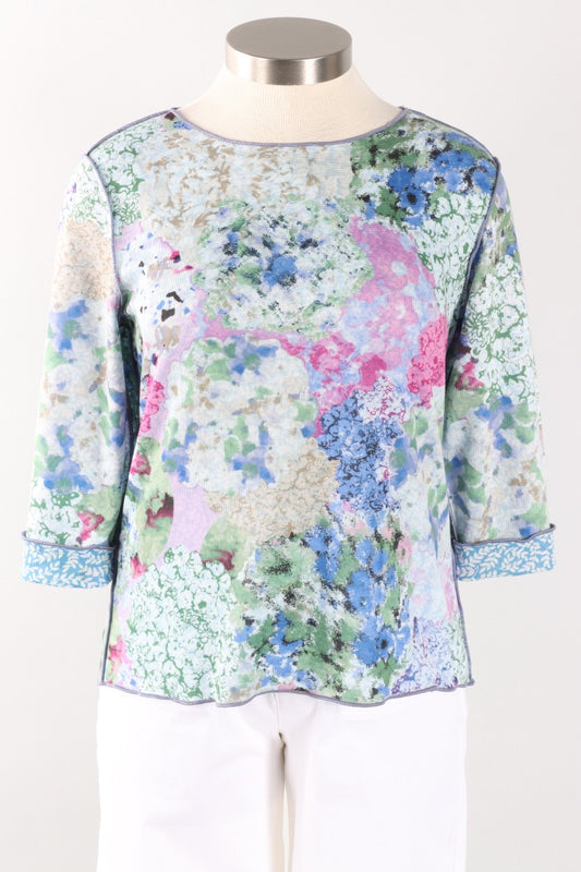 Reversible Crew Neck - Pink & Blue