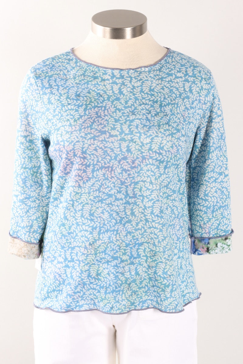 Reversible Crew Neck - Pink & Blue
