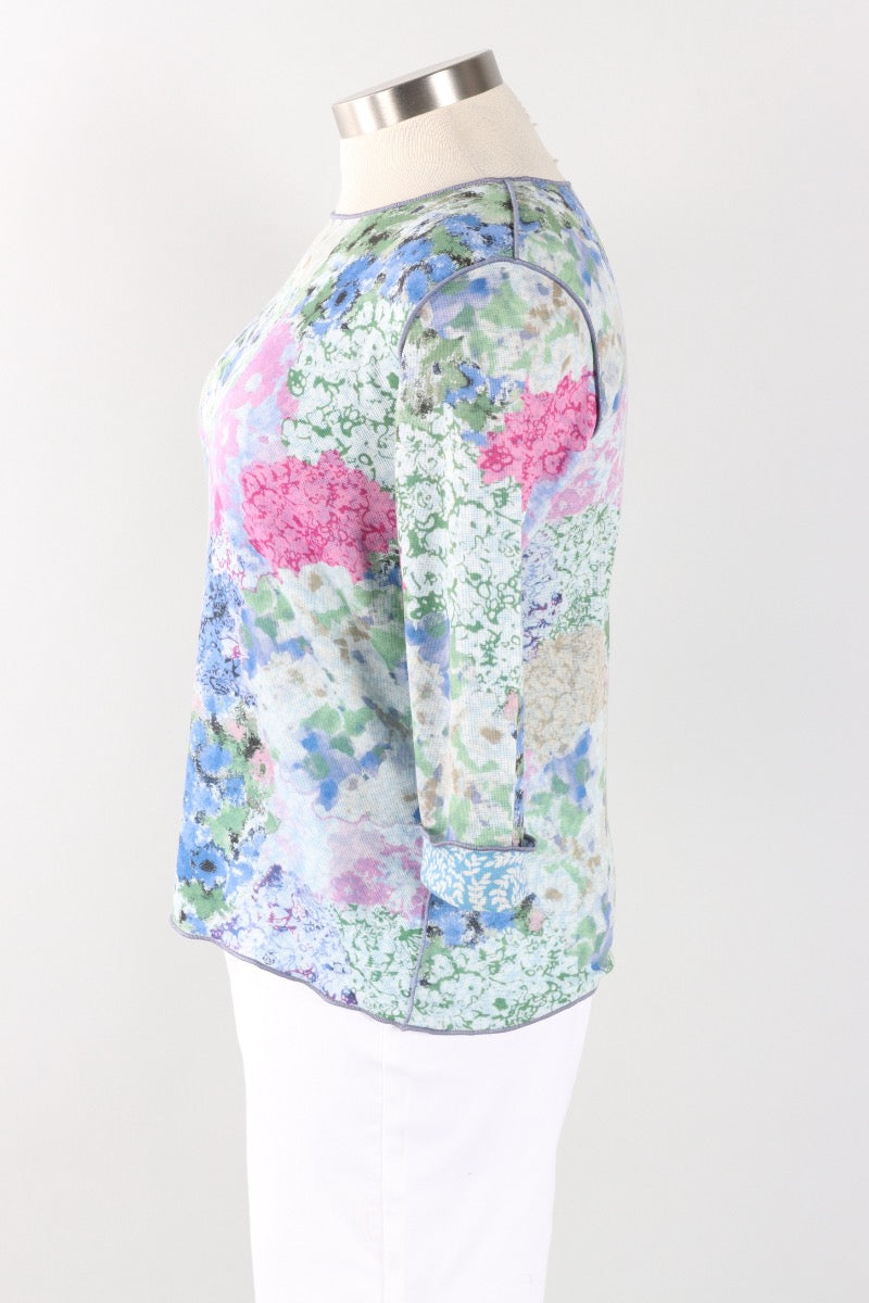 Reversible Crew Neck - Pink & Blue
