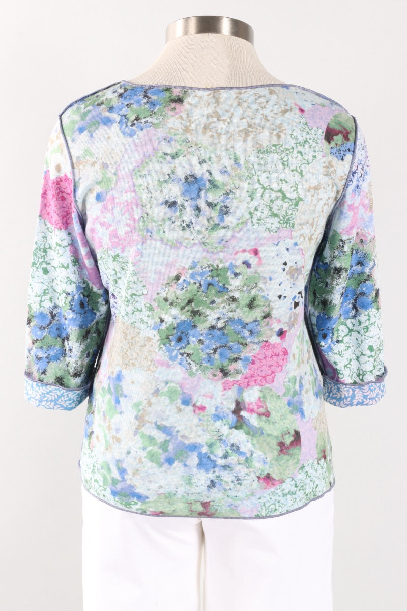 Reversible Crew Neck - Pink & Blue
