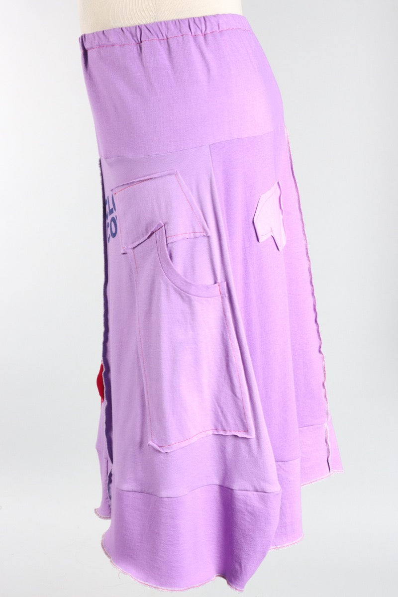 Big Flower Skirt - Lilac #5