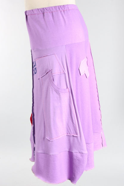 Big Flower Skirt - Lilac #5