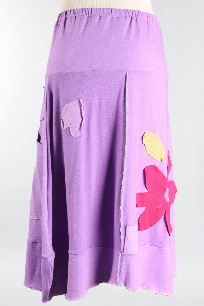 Big Flower Skirt - Lilac #5