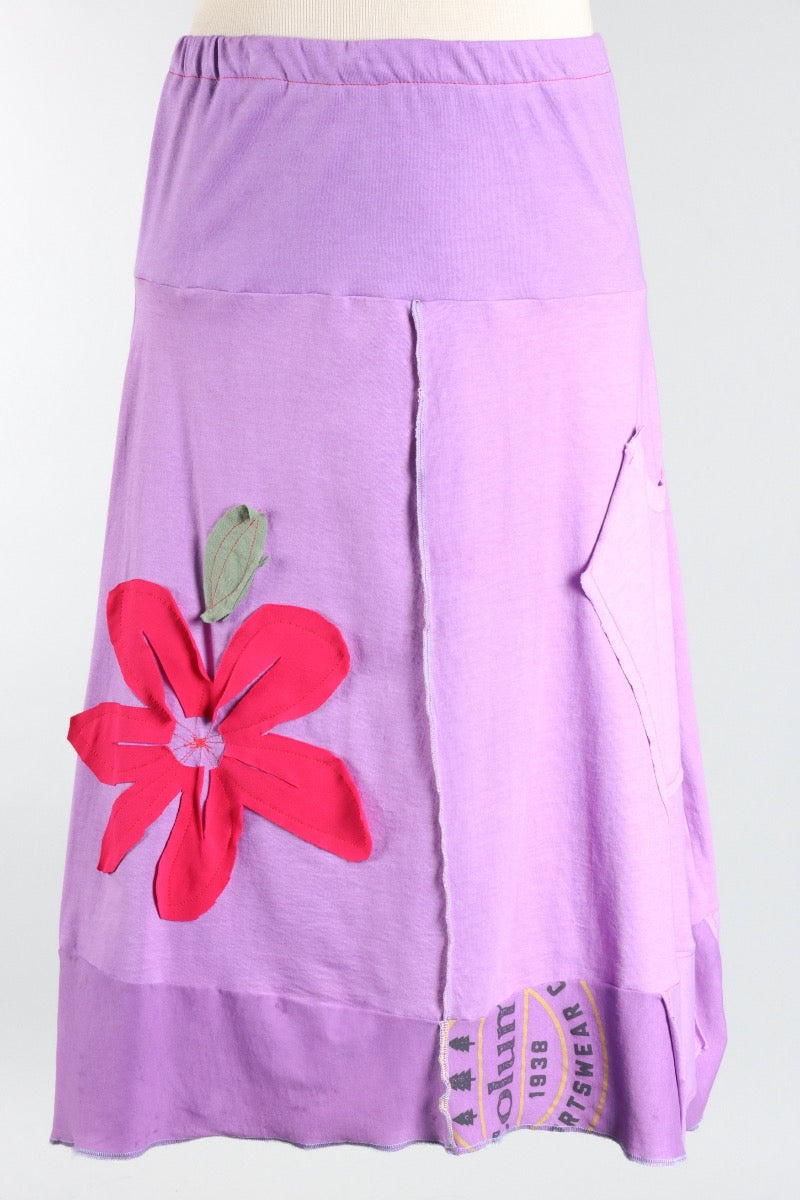 Big Flower Skirt - Lilac #6