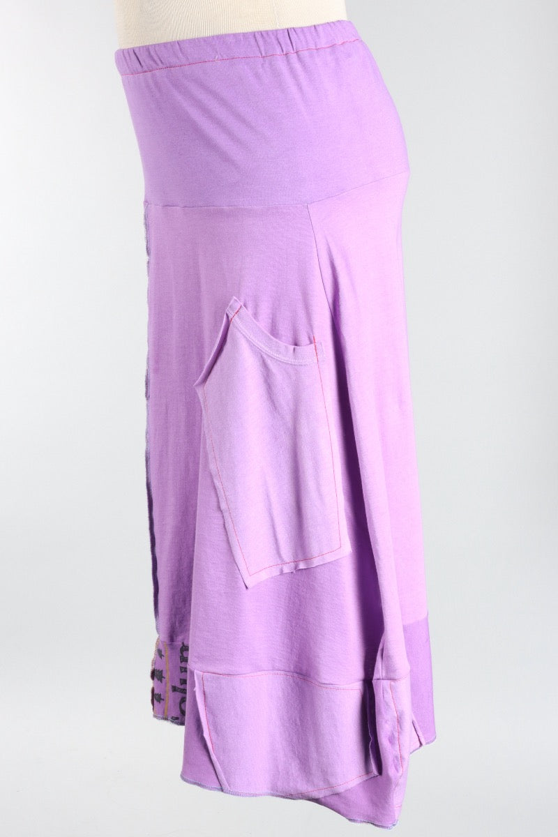 Big Flower Skirt - Lilac #6