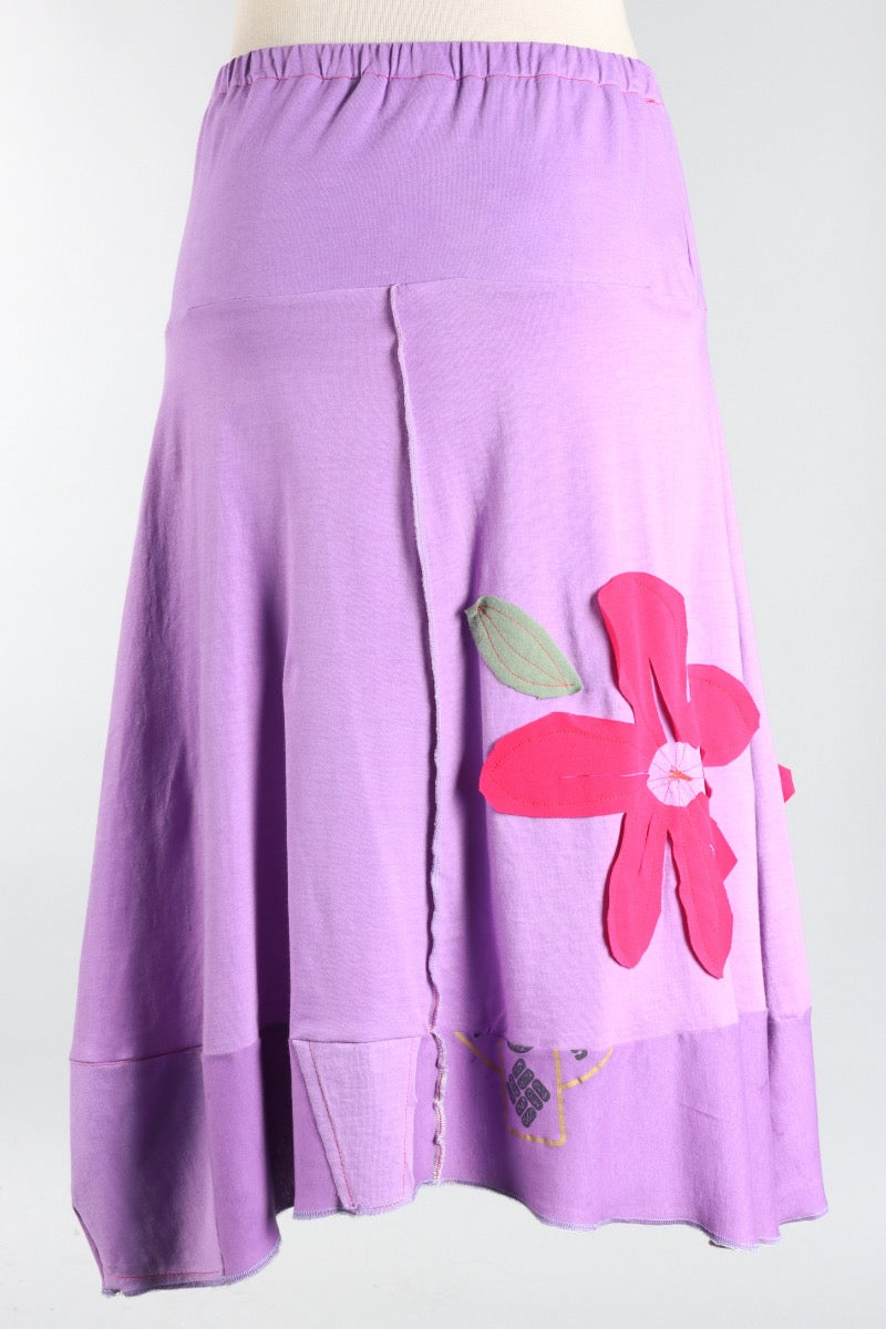 Big Flower Skirt - Lilac #6