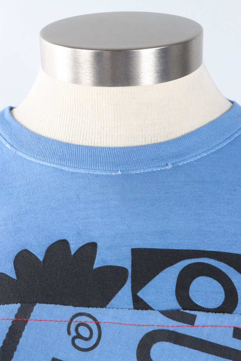 Short Sleeve Stripe Tee - Blues #2