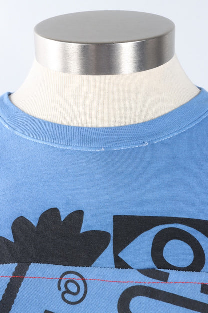 Short Sleeve Stripe Tee - Blues #2