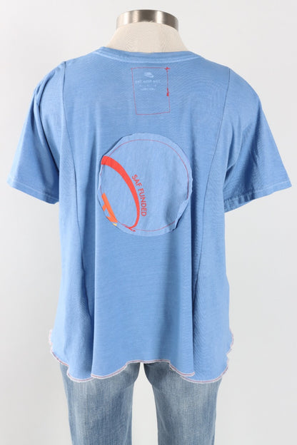 Short Sleeve Stripe Tee - Blues #2