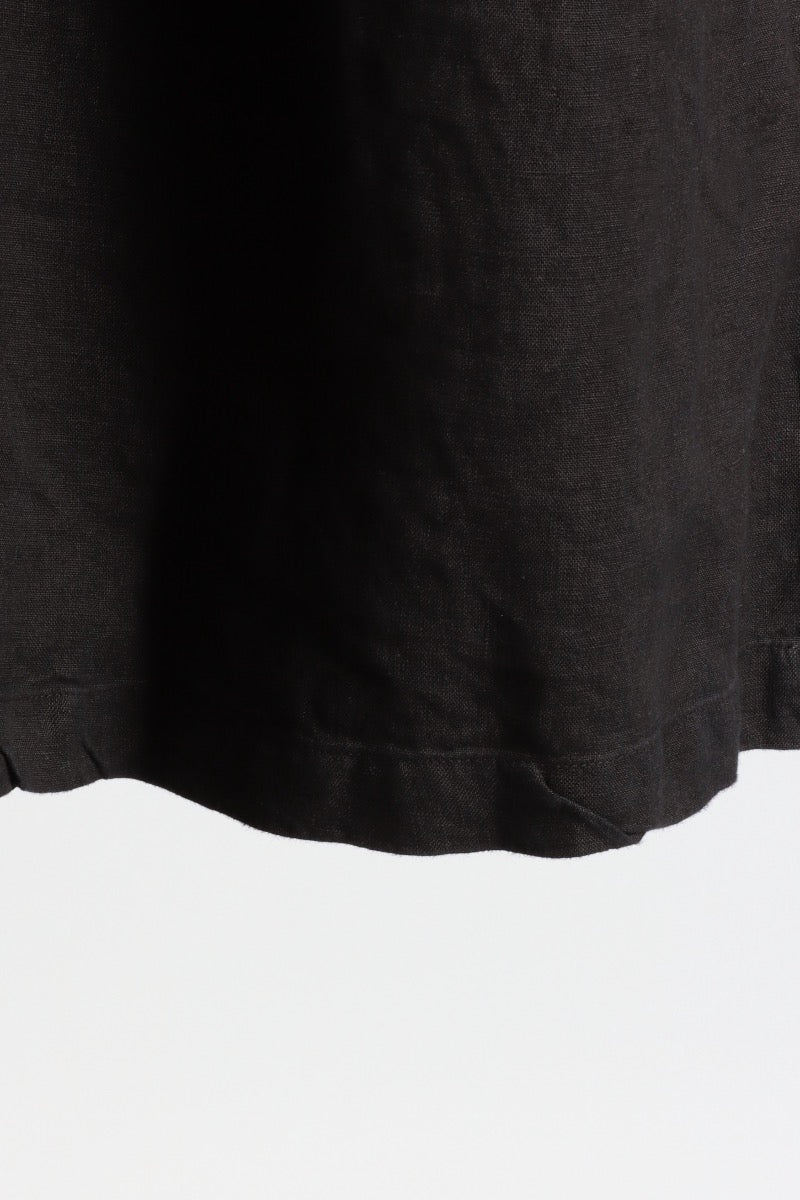Wide Leg Ankle Pant - Black