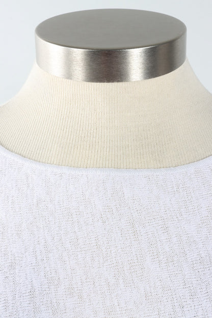 Boxy Pullover Sweater - White