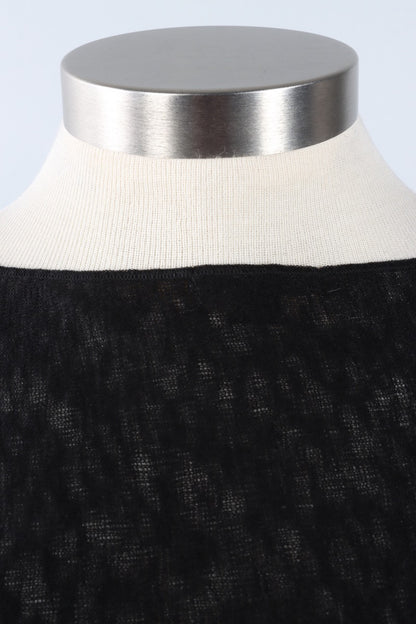 Boxy Pullover Sweater - Black