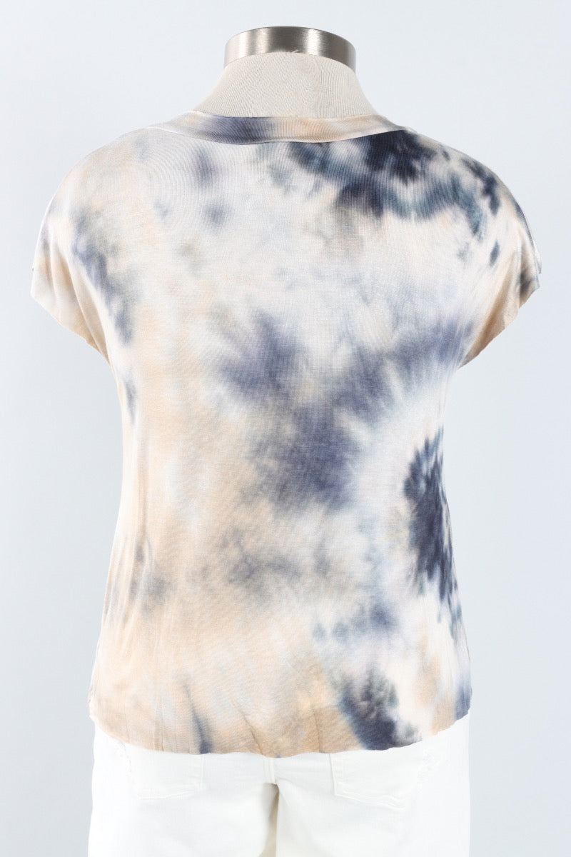 V-Neck Top - Tie Dye