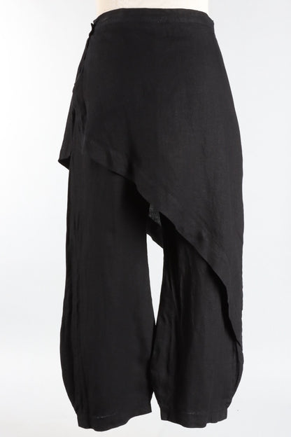Sofia Pant - Black Light Linen