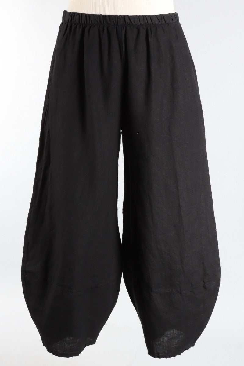 Oliver Pant - Black Light Linen