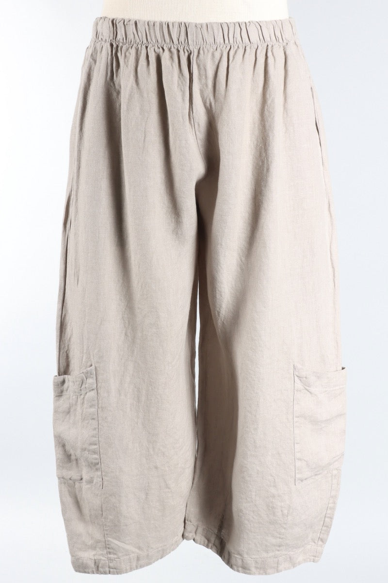 Casbah Pant - Nebbia Light Linen