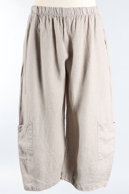 Casbah Pant - Nebbia Light Linen