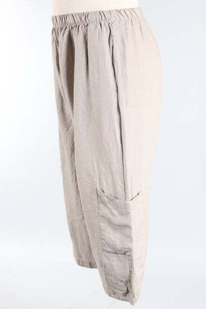 Casbah Pant - Nebbia Light Linen