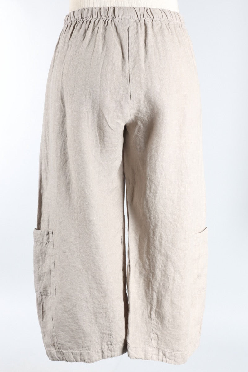Casbah Pant - Nebbia Light Linen