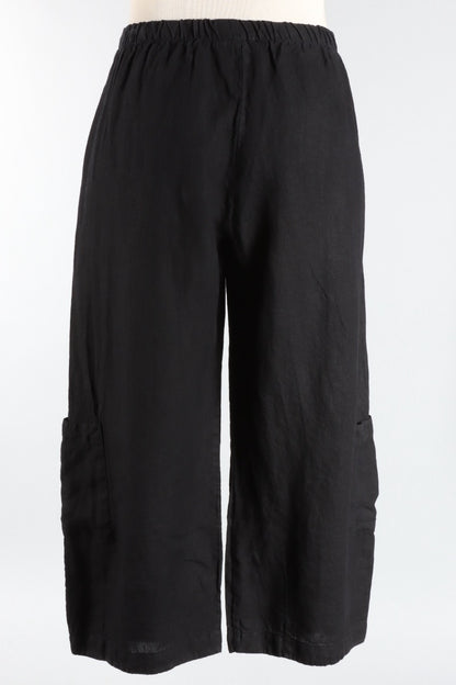 Casbah Pant - Black Light Linen