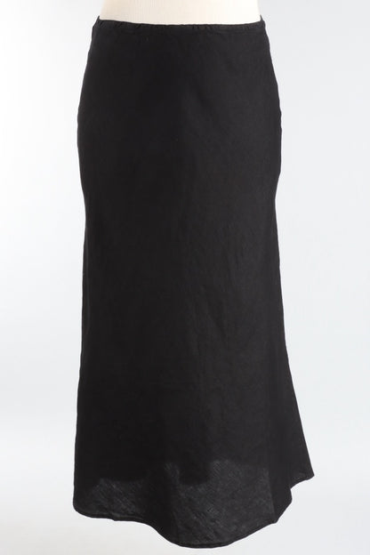Long Bias Skirt - Black