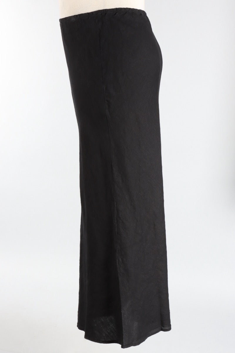 Long Bias Skirt - Black