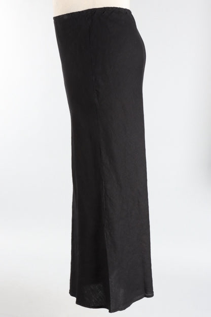 Long Bias Skirt - Black