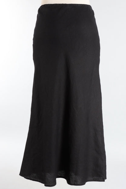 Long Bias Skirt - Black