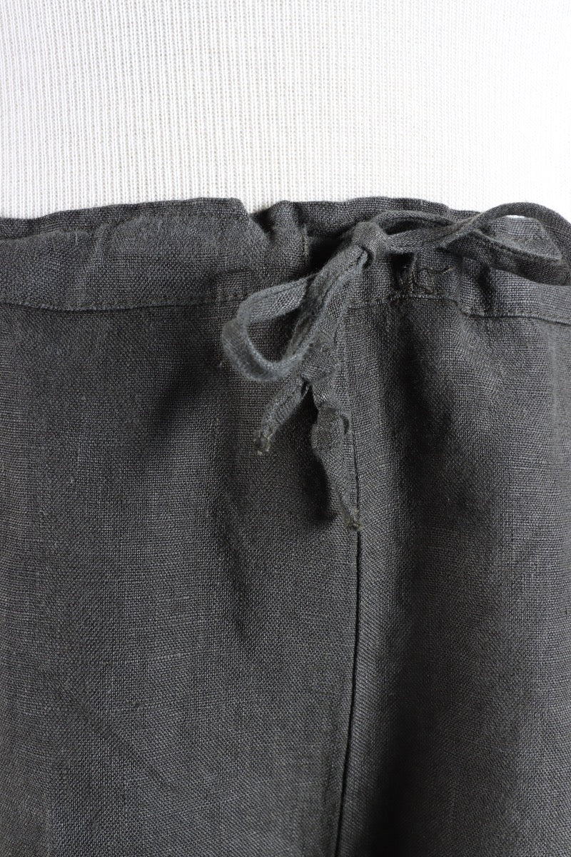 Sasha Short - Peppercorn Light Linen