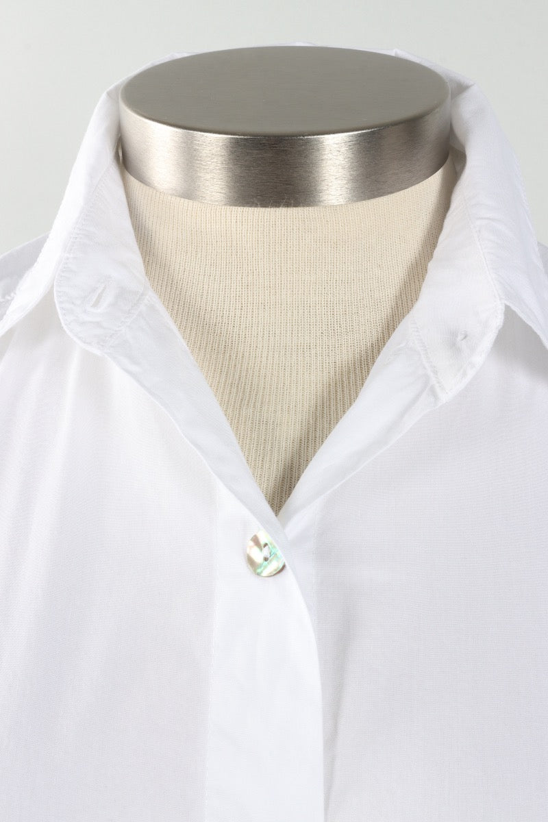 Boyce Shirt - White Poplin