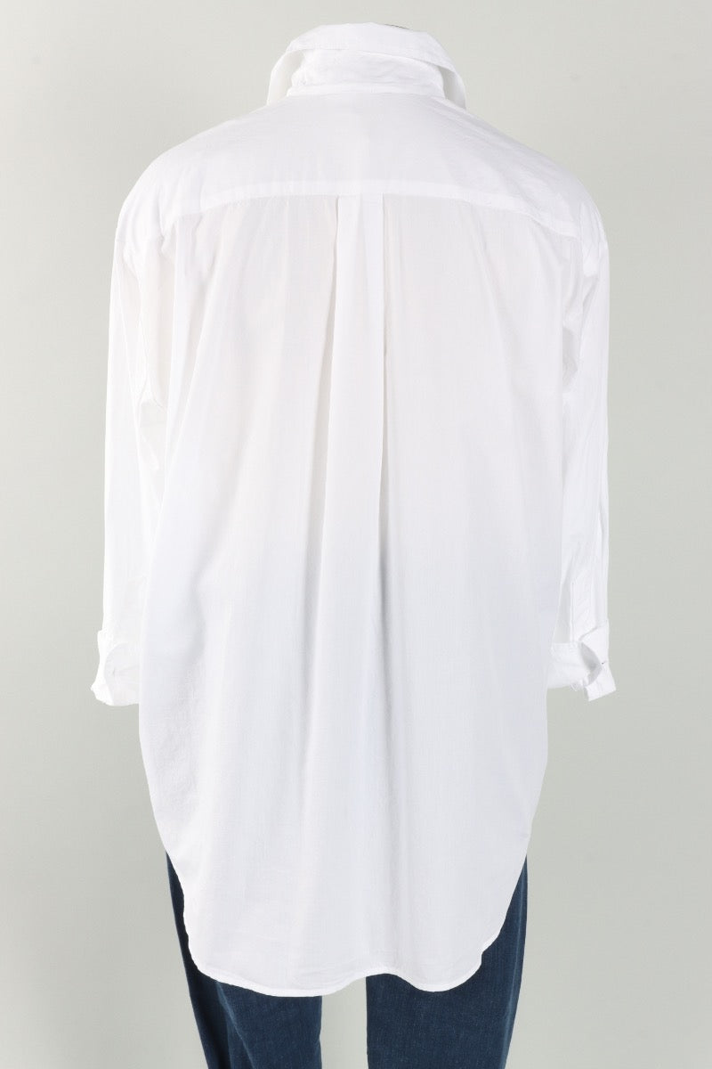 Boyce Shirt - White Poplin