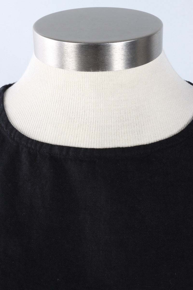 Pira Tank - Black Light Linen