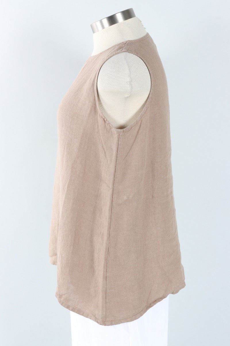 Pira Tank - Owl Light Linen
