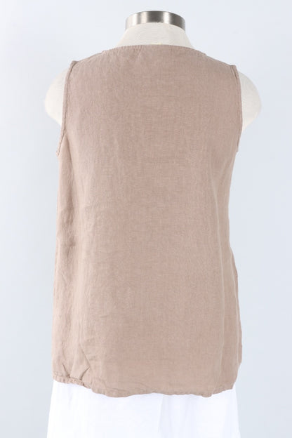 Pira Tank - Owl Light Linen